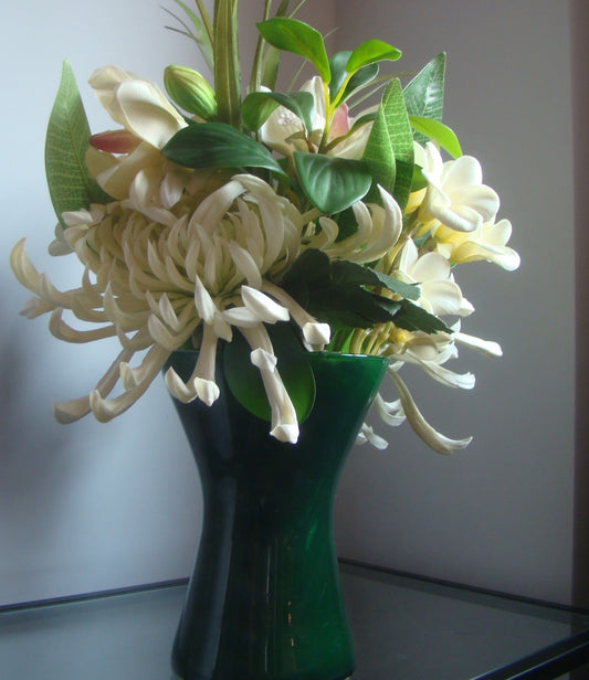 Real Touch Cream Floral Bouquet